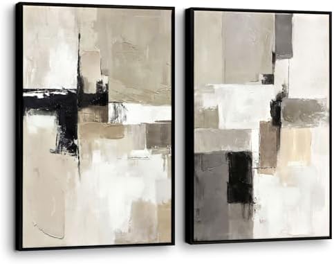 SAFERRYHOME Neutral Abstract Beige by SAFERRYHOME