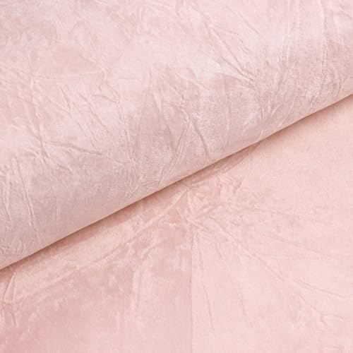 VEELIKE Blush Pink Crushed Velvet Drawer Liner Self Adhesive Velvet Flocking - Image 6