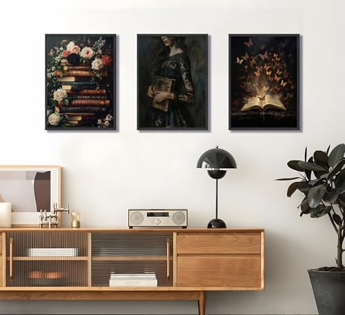 3Pcs Victorian Reading Canvas Prints Wall Art 12x16 inches - Image 4