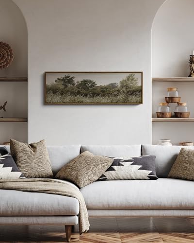 InSimSea Extra Large Framed Vintage Wall Art, Rustic Landscape - Image 4