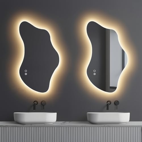 55.1″ Asymmetrical Bathroom Mirror - Image 2