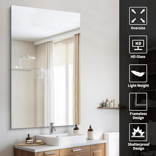 CILIBER Frameless Mirror, 60x36 Mirrors - Image 5