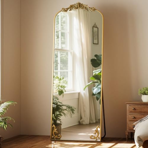 21"x 64" Arched Full Length Mirror, Freestanding Floor Mirror - Image 3