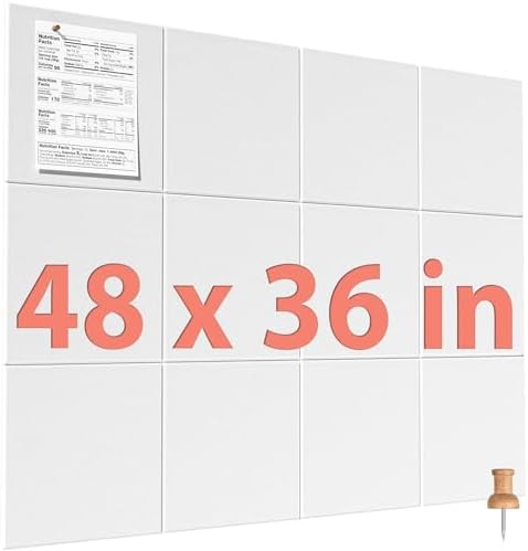 MaxGear Felt Bulletin Board 48" x 36" by MaxGear