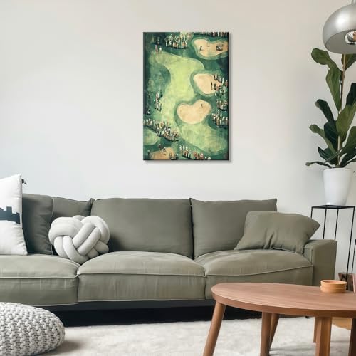 Vinatge Golf Wall Art Green Sports Posters Man Cave Room Decor Trendy Golf - Image 5