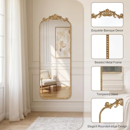 Vintage Mirror Full Length - Image 4