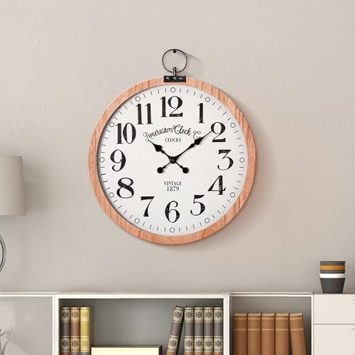 American Clock Co. Vintage Pocket Watch Wall Clock by AmericanArtDecor
