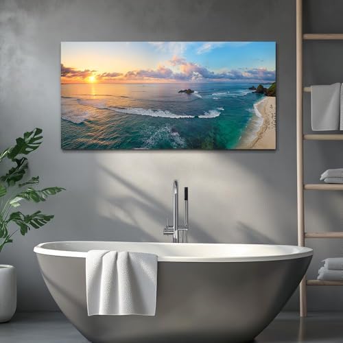 Yxbhhym Large Pictures for Living Room Wall Decor Bedroom Coastal Wall Art - Image 3
