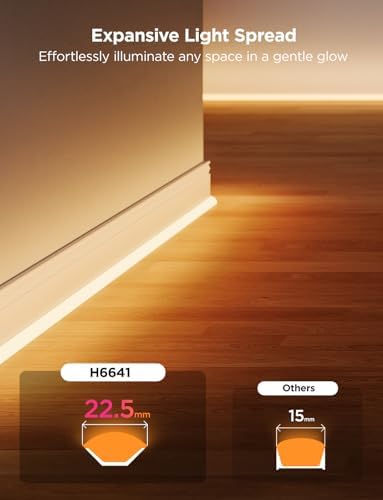 Govee Neon Rope Light for Wall Lining, 16.4ft RGBIC LED Lights for Bedroom - Image 4