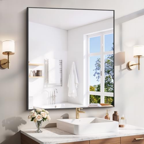 YIROMAN Bathroom Mirror 36"x42", Rectangular Vanity Mirror by Unknown