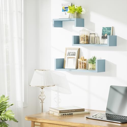 SRIWATANA Blue Floating Shelves - Image 2