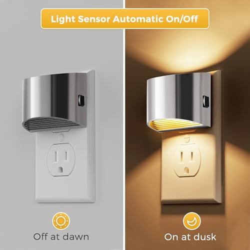 L LOHAS LED Night Lights Plug into Wall, Dimmable Night Light 2 Pack - Image 3