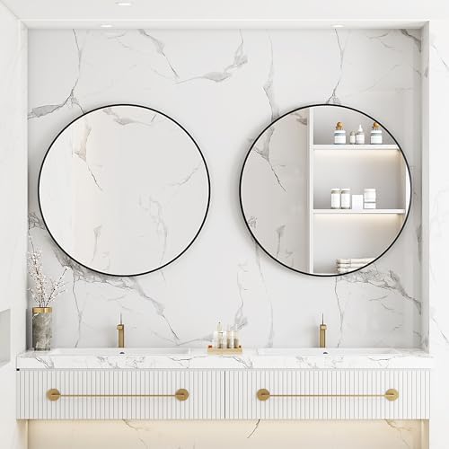 Itrue Round Metal Wall Mirror, 36 Inch - Image 3