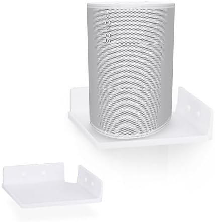 9" Small Corner Shelf Mount, Adhesive & Screw in, by Brainwavz