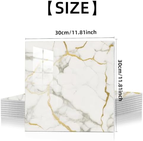 Chejiaye Peel and Stick Backsplash Tiles 10 Pack, Waterproof Kitchen Backsplash - Image 4