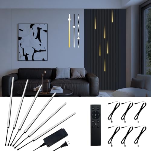 HAMRVL CCT Tunable 3000K-6500K Wall Panel Lights, 28 Mode, Slat Wall Lights by HAMRVL
