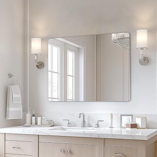 USHOWER Frameless Bathroom Mirror by USHOWER