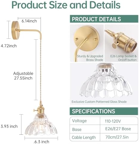 Shenmoyl Vintage Wall Sconce - Image 3