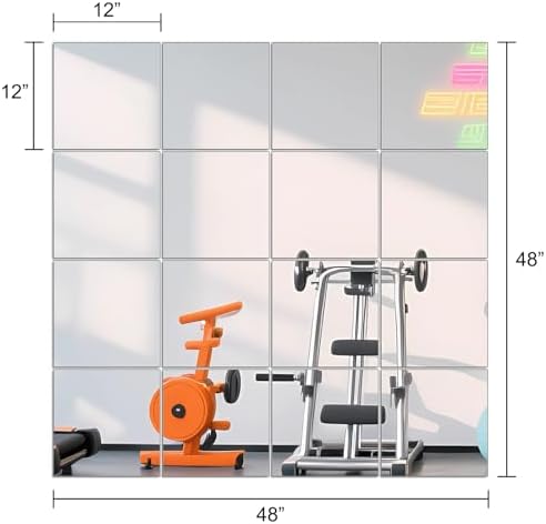 Ruomeng Home Gym Mirror Tiles - Image 3
