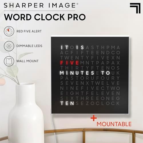 Sharper Image® LED Word Clock Pro - Image 2
