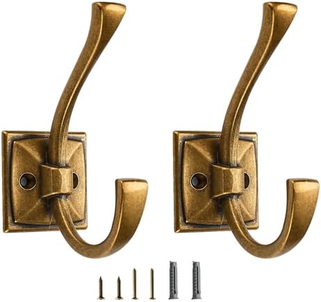 2 Pack Decorative Heavy Duty Towel Hooks by CABDM