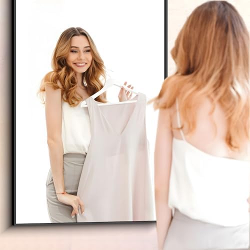 DESBING Black Bathroom Mirror for Wall, 60x36 Inch Rectangle Mirrors - Image 3