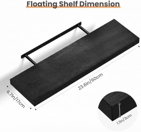 upsimples 23.6" Long Floating Shelves - Image 3