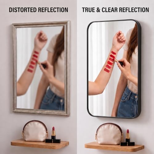 2-Pack 20X30 Inch Bathroom Mirror, Rectangle Aluminum Frame Mirror Anti-Rust - Image 5