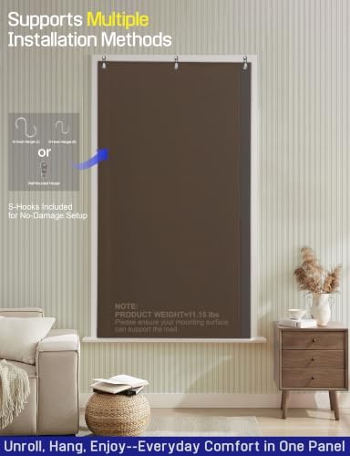 JaneTech Soundproof Curtains for Bedroom, Studio & Home Office, Sound Dampening - Image 6