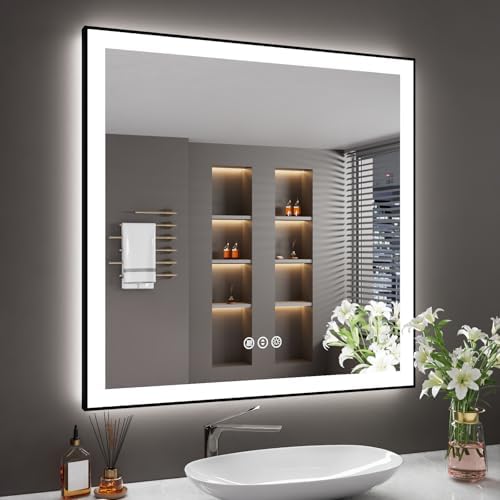 36x36 Inch LED Bathroom Mirror by ISTRIPMF