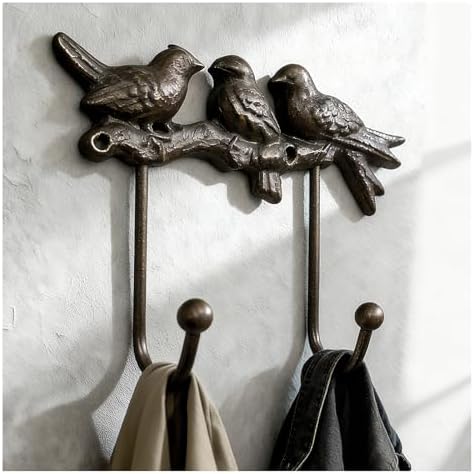 Vintage Cast Iron Bird Wall Hook by Unknown