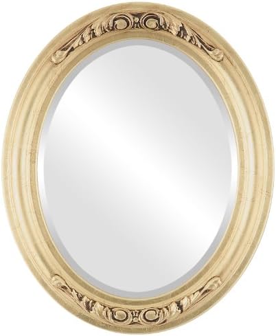 OVALCREST Oval Beveled Wall Mirror by OVALCREST