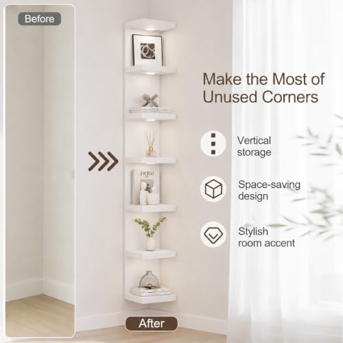 7 Tier Floating Wall Shelf - Image 6