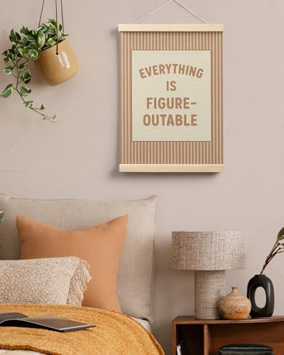 FGFK Everything Is Figureoutable Positive Affirmations Wall Art Poster Hanger - Image 5
