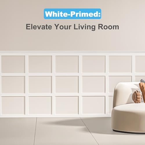 Art3d Pre-Cut Board and Batten Wainscoting Panel, Covers 10 ft - Image 2