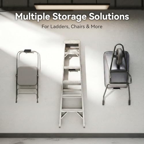 niffgaff Ladder Hooks for Garage Wall, 1 Pack Heavy Duty Wall Mount Storage - Image 3
