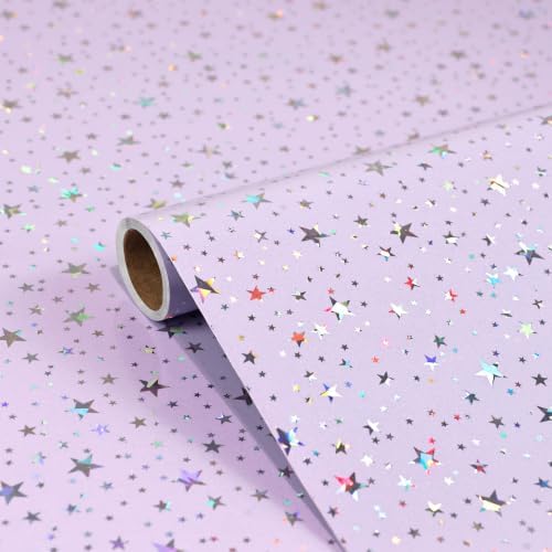 JPK Purple Holographic Star Wallpaper by Unknown