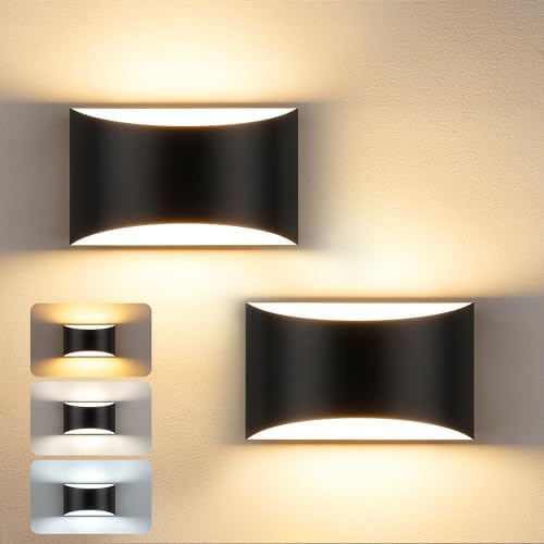MATAMEYE Modern LED Wall Sconce Set of 2 by MATAMEYE