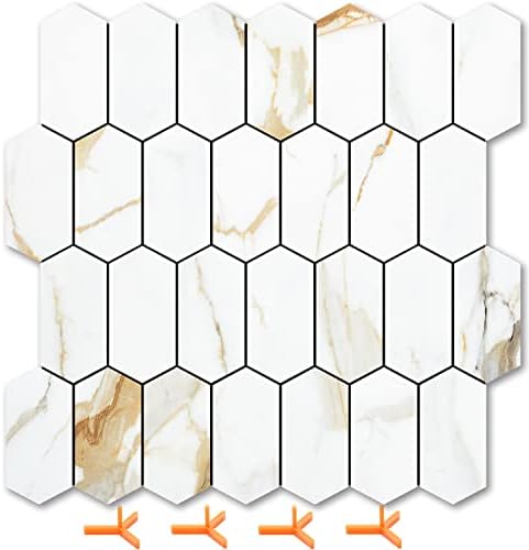 Vamos Tile Long Hexagon Peel and Stick Backsplash Tile by VamosTile