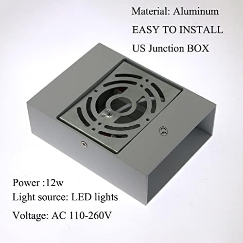 LED Wall Sconce Bright Up and Down Wall Lights - Image 4