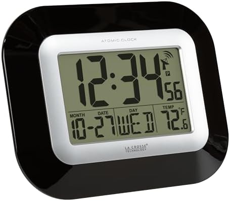 La Crosse Technology Atomic Wall/Table Clock, 7.2-inch H x 8.95-inch W x - Image 4