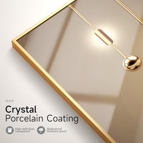 Extra Large Modern Luxury Gold Framed Wall Art - Image 4