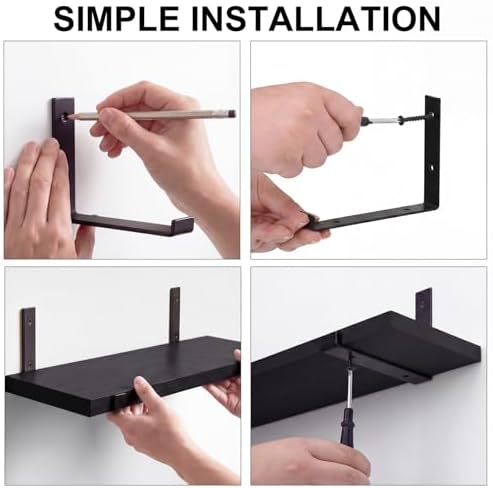 Fixwal Floating Shelves for Wall, Width 4.75 Inches - Image 4