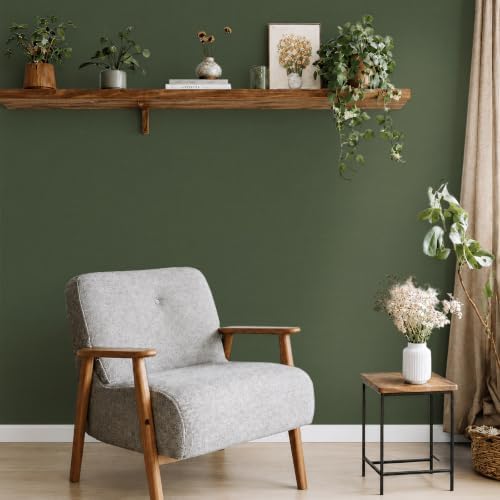 VaryStyle Green Grasscloth Peel and Stick Wallpaper Textured 15.7"x118" - Image 4