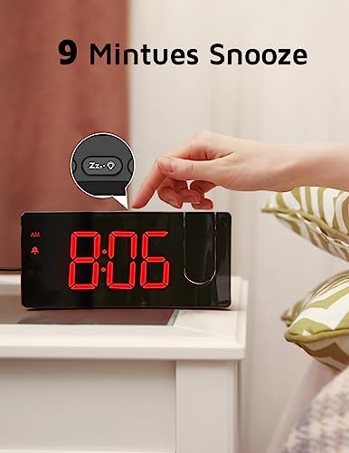 GOLOZA Projection Alarm Clock, Digital Clock - Image 6