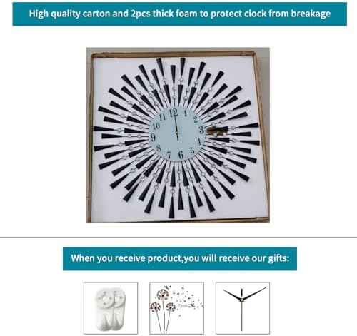 FLEBLE Modern Large Wall Clocks - Image 7