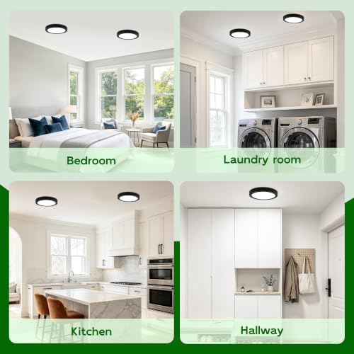 hykolity 7 Inch Selectable CCT LED Round Flat Panel Light - Image 7