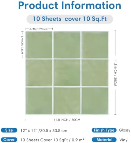 COMSTICKC Thicker 3D Peel and Stick Backsplash Tiles - Image 6