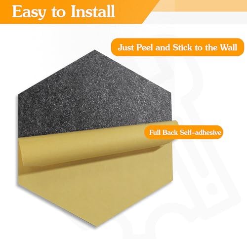 Acoustic Panels, Magrowill 12-Pack Soundproof Wall Panels 12 X 10 X 0.4 Inches - Image 4