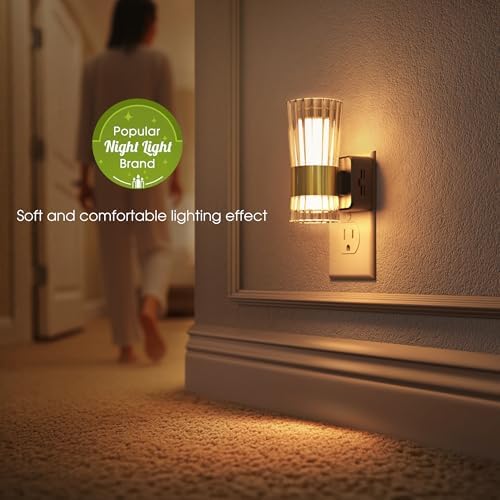 Briignite Night Light, Night Lights Plug into Wall, Dusk to Dawn Sensor - Image 2